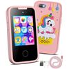 Image 1 : Kids Smartphone Toy Pink Unicorn with 8G SD Card