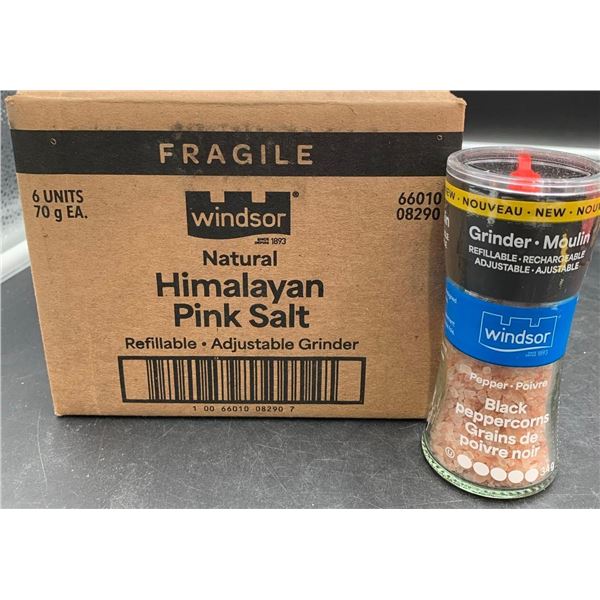 Windsor Natural Himalayan Pink Salt (6 x 70g)