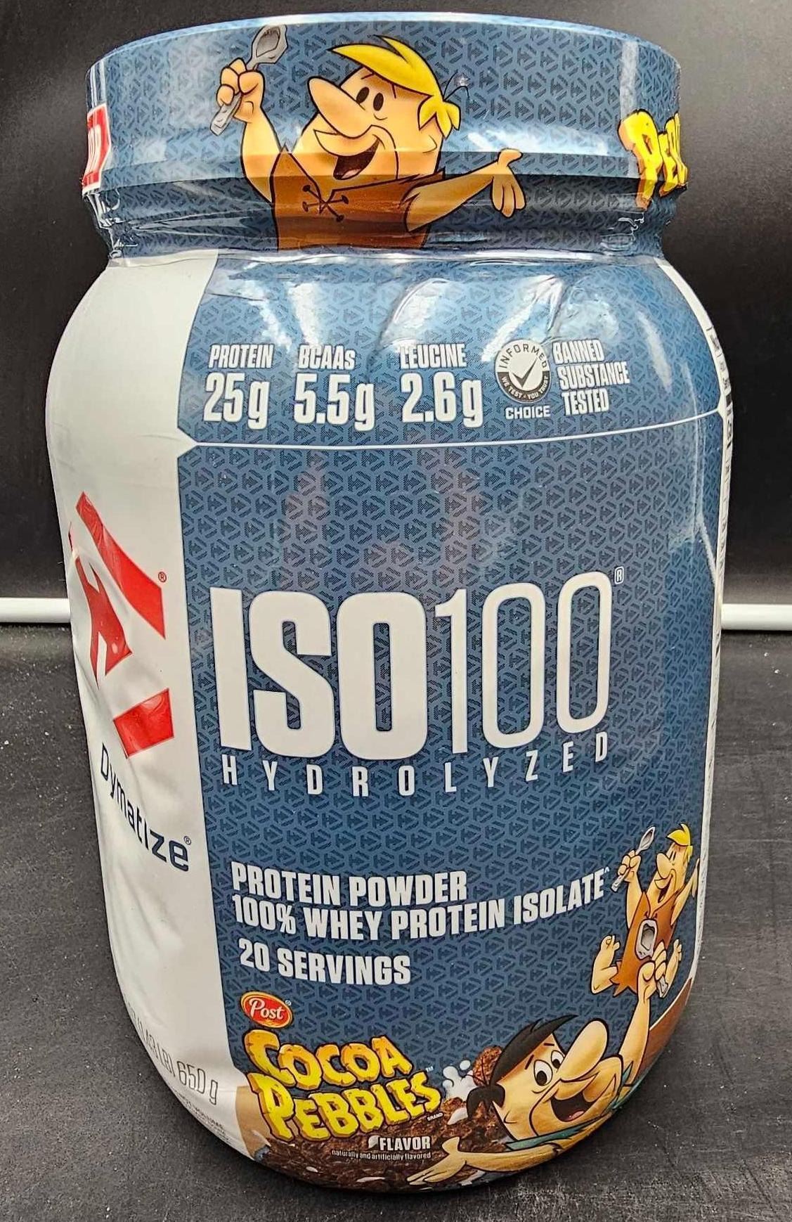 ISO100 Hydrolyzed Protein Powder, Whey Isolate-Cocoa Pebbles (650g)