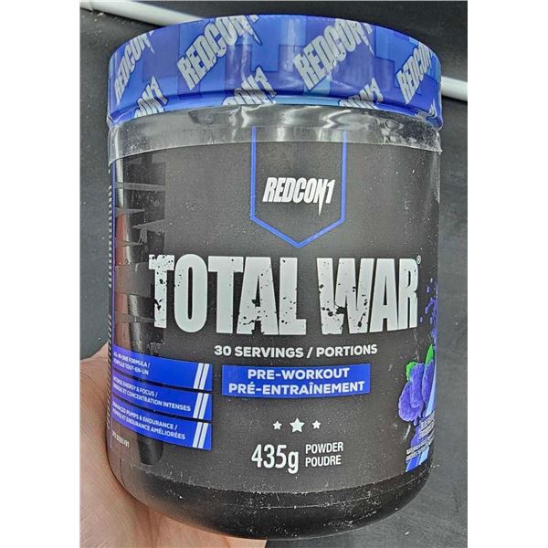 Redcon1 Total War Pre-workout Powder (435g) Blue Raspberry