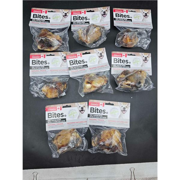 Bites Beef Tartar Natural Dog Treats Bones (8ct)