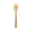 Image 1 : UPGC Individually Paper Wrapped Birch Wood Forks 1000ct