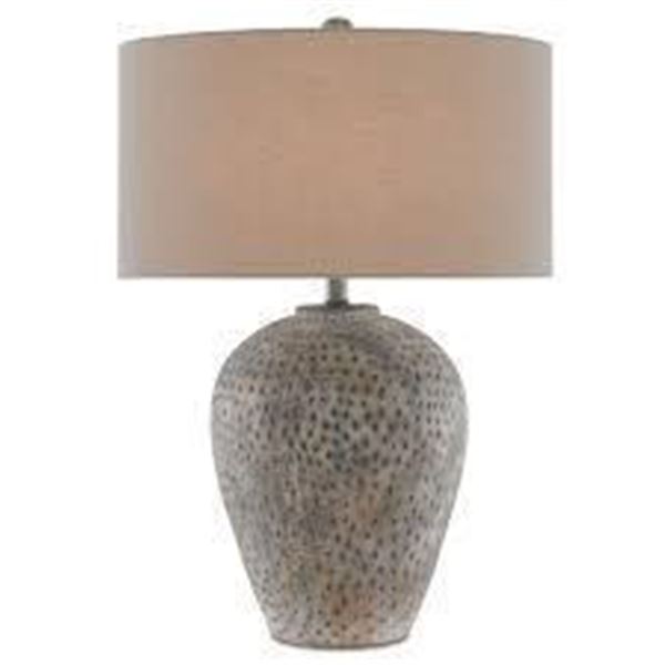 Currey & Company Junius Grey Table Lamp