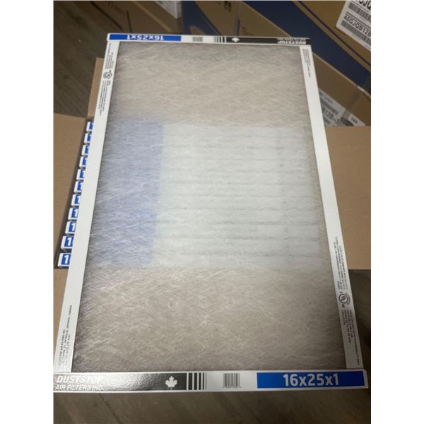 Duststop 16 x 25 x 1 Fiberglass Air Filter 12ct