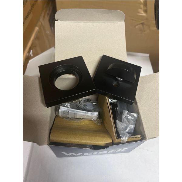 Weiser Single Cylindar Deadbolt, Iron Black