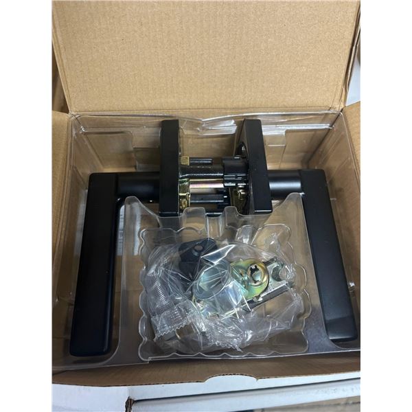 Weiser Halifax Matte Black Passage Door Handles