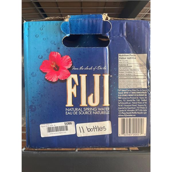 Fiji Natural Bottled Spring Water 11 x 1L