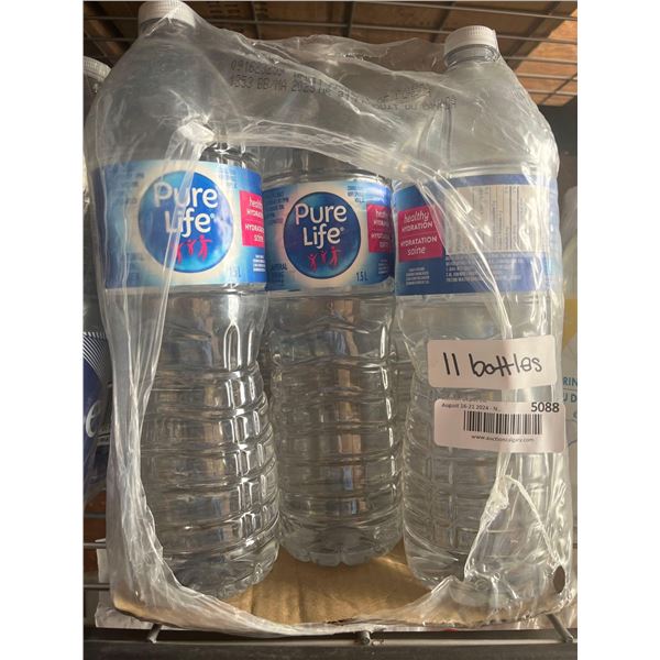 Pure Life Natural Bottled Spring Water 11 x 1.5L