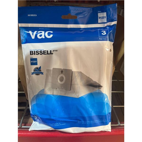VAC Bissell 41221 Vaccum Bags 6(3/pack)