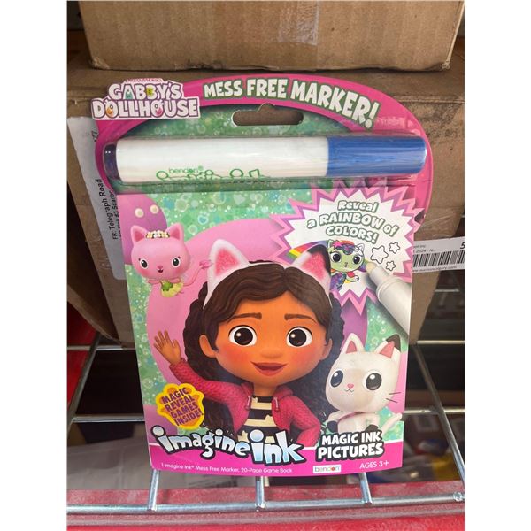 Gabbys Dollhouse Imagine Ink Magic Rainbow Ink Pictures 16ct