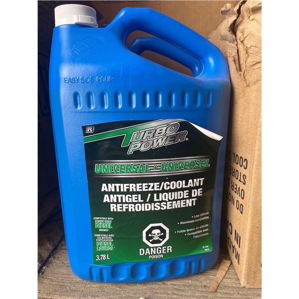 Lot of 6 Turbo Power Universal Antifreeze/Coolant 3.78L