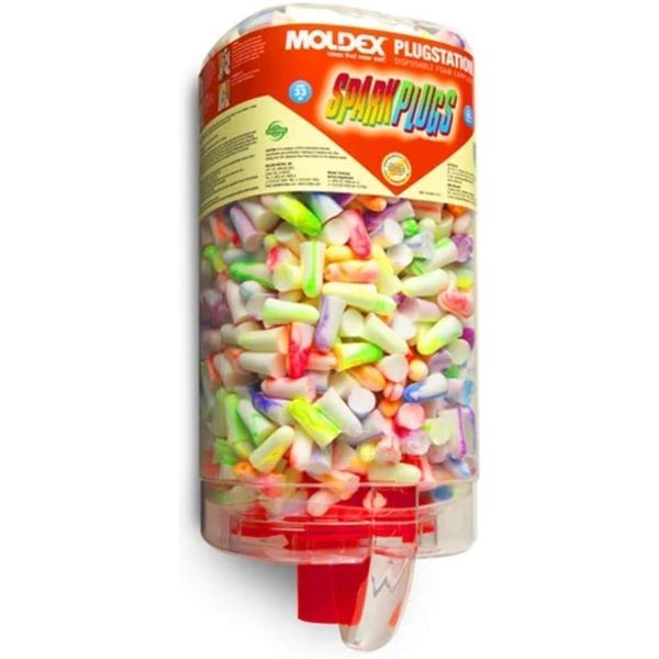 Moldex SparkPlugs PlugStation Earplug Dispensers, 500 Pairs/Dispenser