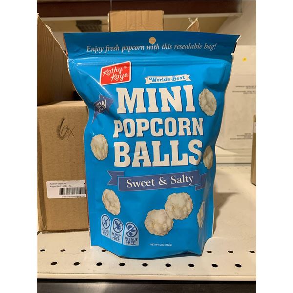 Kathy Kaye Mini Popcorn Balls Sweet & Salty 6 x 142g