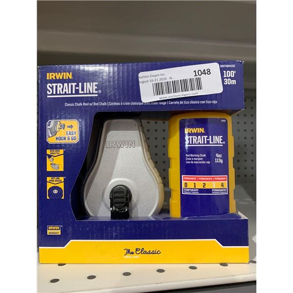 Irwin Straight-Line Classic Chalk Reel w/ Red Chalk