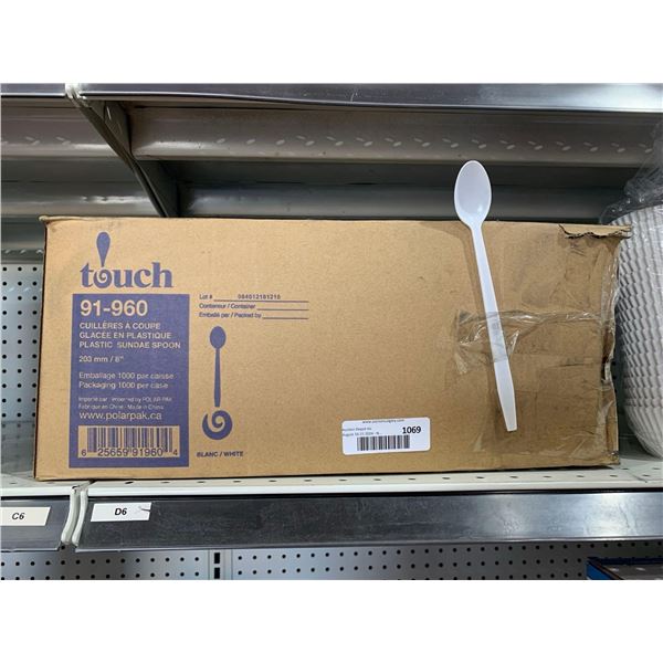 Touch Plastic Sundae Spoons 1000pcs