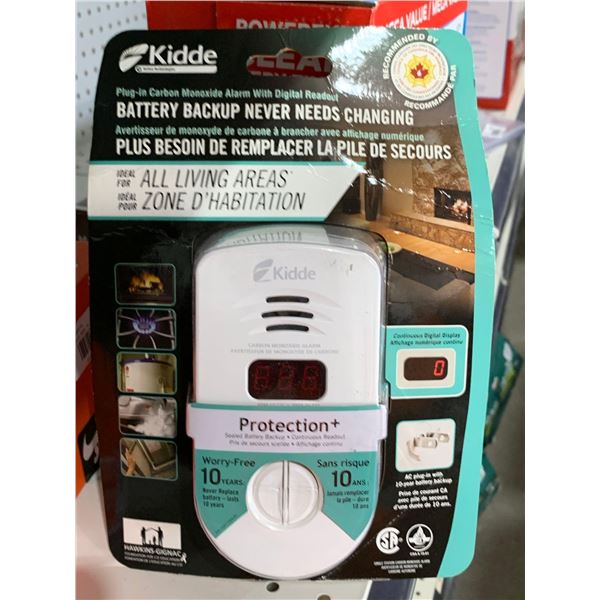 Kidde Plug In Carbon Monoxide Alarm With Digital Readout