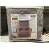 Image 1 : Easry-Going Reversible Recliner Cover Grey Ivory