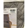 Image 2 : Easry-Going Reversible Recliner Cover Grey Ivory