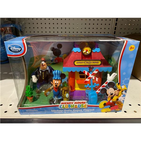 Disney Mickey Mouse Clubhouse Mickey Tain Depot Playset