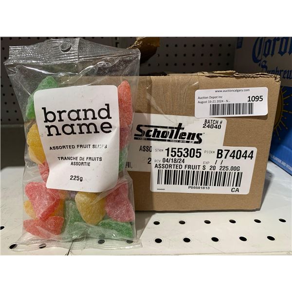 Schoitens Assorted Fruit Gummy Candy 20 x 225g