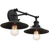 Image 1 : light fixture 2-Light Industrial Wall Sconce Lights Industrial Wall Sconce Light Vintage Style Sconc