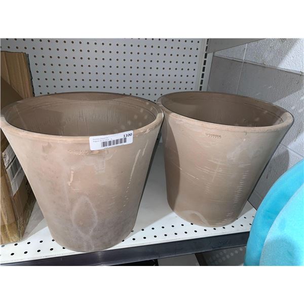 Deroma 12.2" Planting Cone Pot Lot of 2