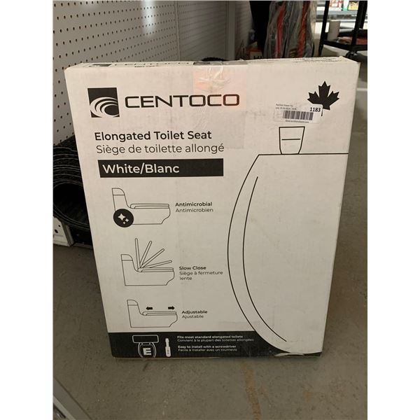 Centoco Elongated Toilet Seat White