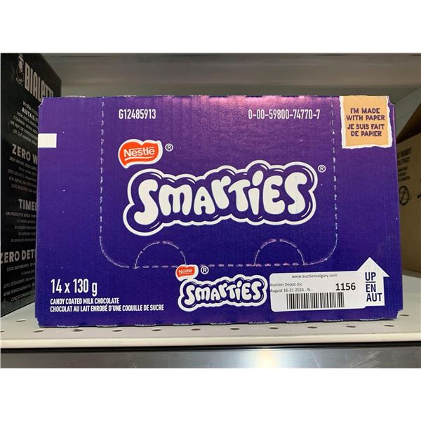 Nestle Smarties Candy Coateed Chocolate 14 x 130g Bags