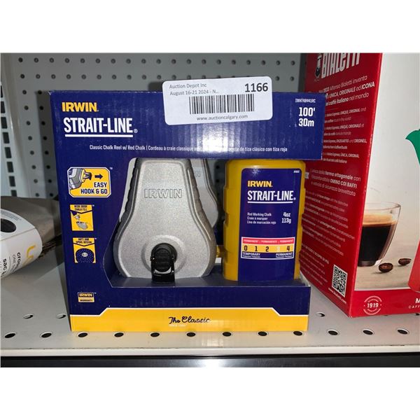 Irwin Straight-Line Classic Chalk Reel w/ Red Chalk