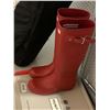 Image 2 : Hunter Womens Original Tall Red Boot Size 7
