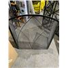 Image 3 : 3 Panel Fireplace Screen for Wood and Coal Firing, Fire Place Guard Fire Screen Spark Flame Guard Ar