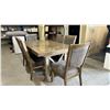 Image 1 : Wooden & Upholstered 7 Pc Dining Set