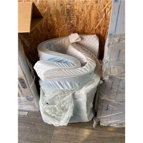 Memory Foam Bed Topper with Washable Cover - King Size