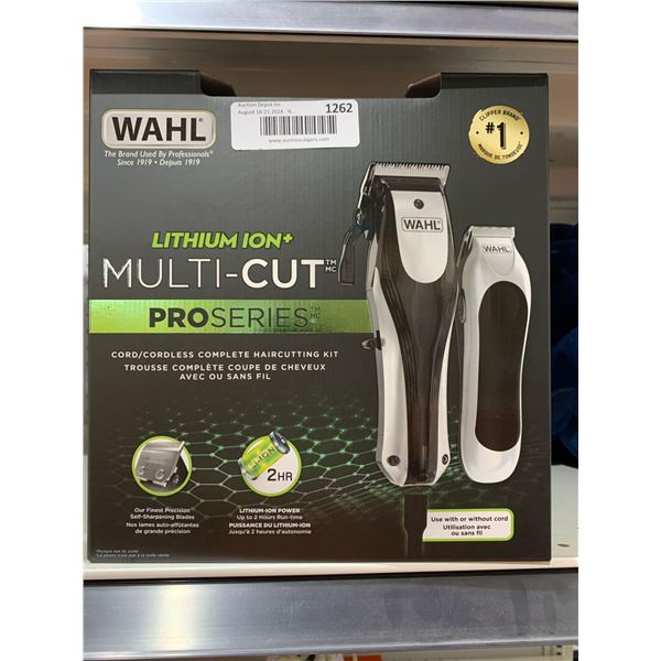 Wahl Lithium Ion Multi-Cut Pro Series Cord/Cordless Complete Haircutting Kit