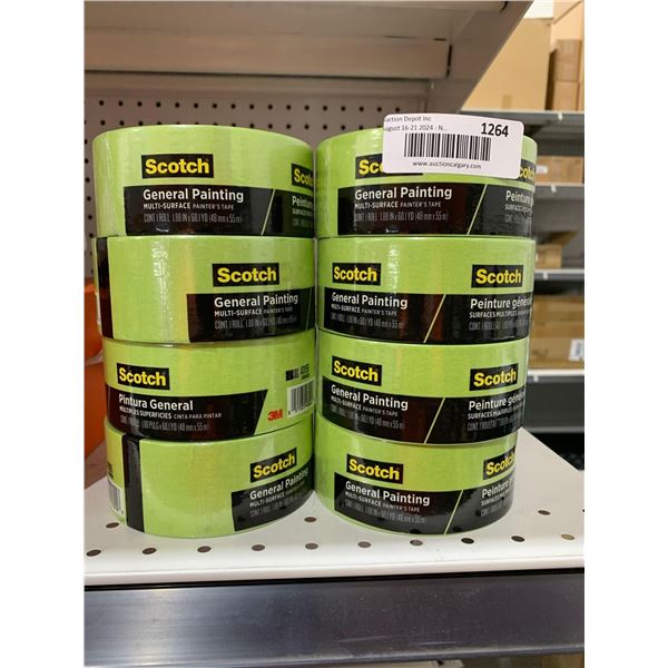 Scotch General Painting Multi-Surface Painters Tape 48mmx55m x 8
