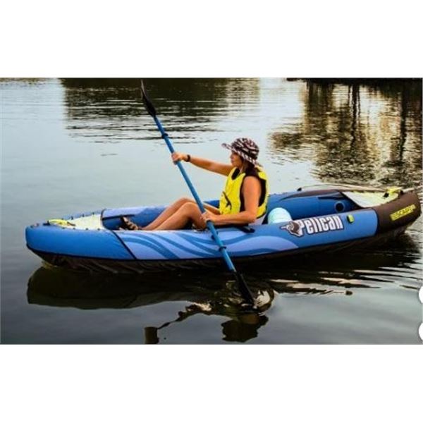 Pelican Inflatable Recreational Kayak iESCAPE 100 DLX