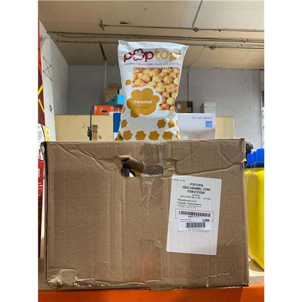 Poptopia Caramel Corn Gourmet Popcorn  24 x 250g