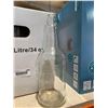 Image 2 : Lot of 12 1 Litre Glass Bottles No Lids
