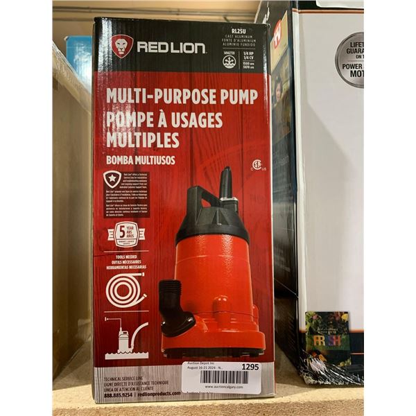 RedLion Multi-Purpose Pump 1/4hp