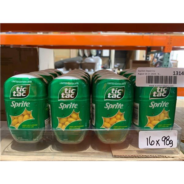 TicTac Sprite Lemon Lime Flavor 16 x 98g