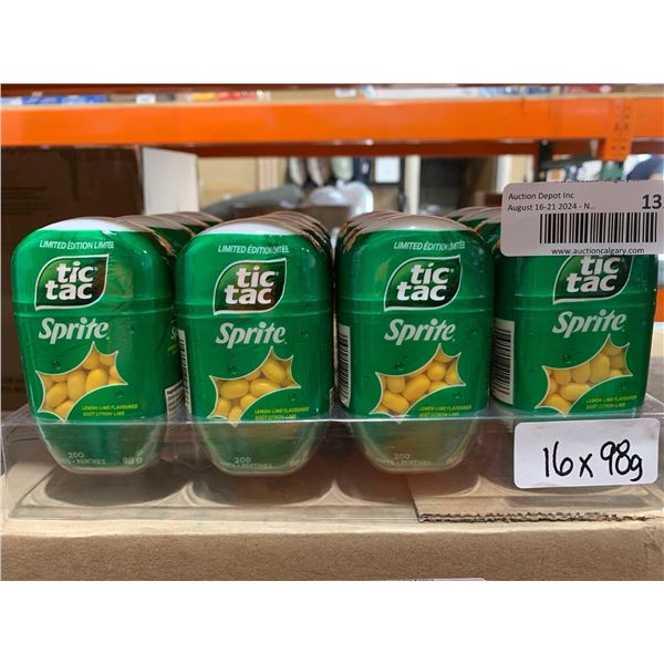 TicTac Sprite Lemon Lime Flavor 16 x 98g