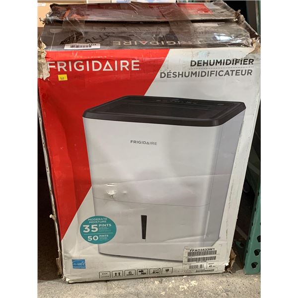 Frigidaire Dehumidifier 35 Pints With Custom Humidity Control