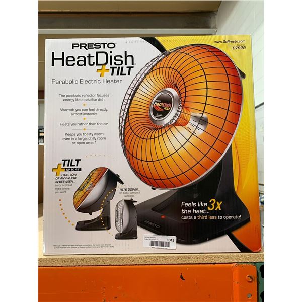 Presto Heat Dish +Tilt Parabolic Heater