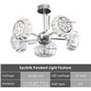 Image 1 : Sputnik Chandelier Crystal Chandeliers Ceiling Light 6-LED Lights Flush Mount Pendant Lamps for Dini