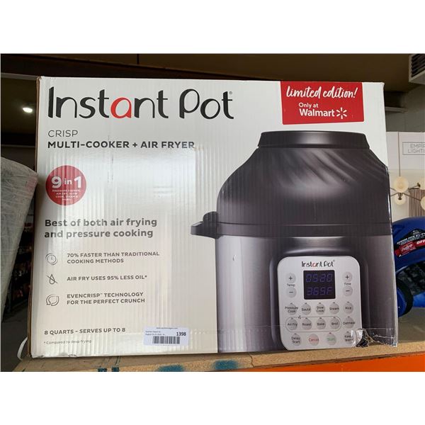 Instant Pot Crisp Multi-Cooker + Air Fryer 9 in 1