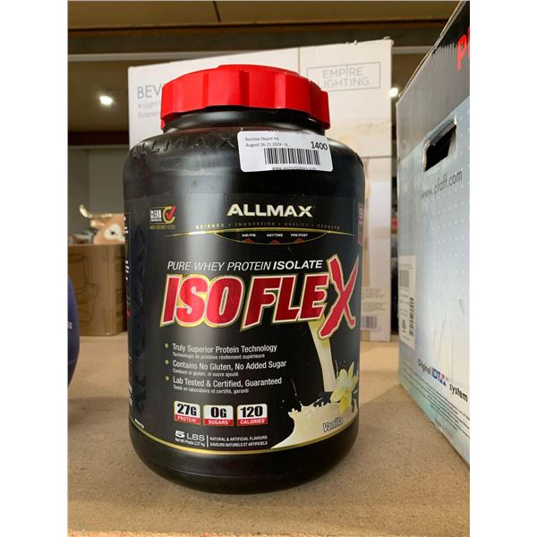 AllMax Isoflex Pure Whey Protein Isolate 2.27Kg Vanilla