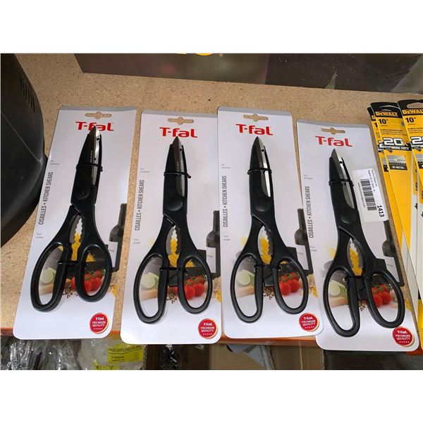 T-Fal Kitchen Shears All Purpose Lot of 4