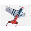 Image 1 : Mustang P-51 SuperSized Nylon 3D Kite Durable Fiberglass Airframe 60" Wingspan