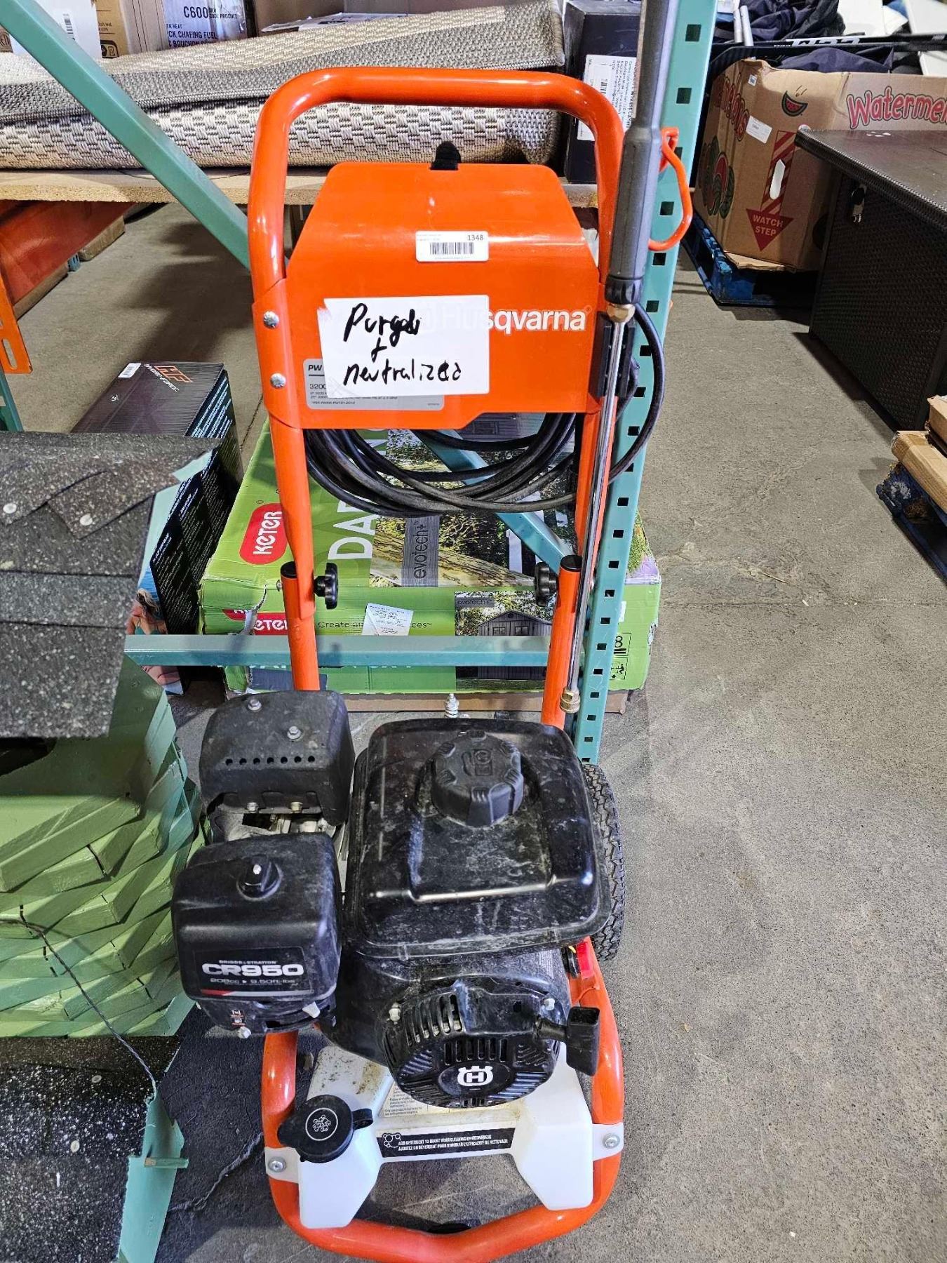 Husqvarna Pressure Washer 3200 PSI Briggs & Stratton CR950 208cc Engine ...