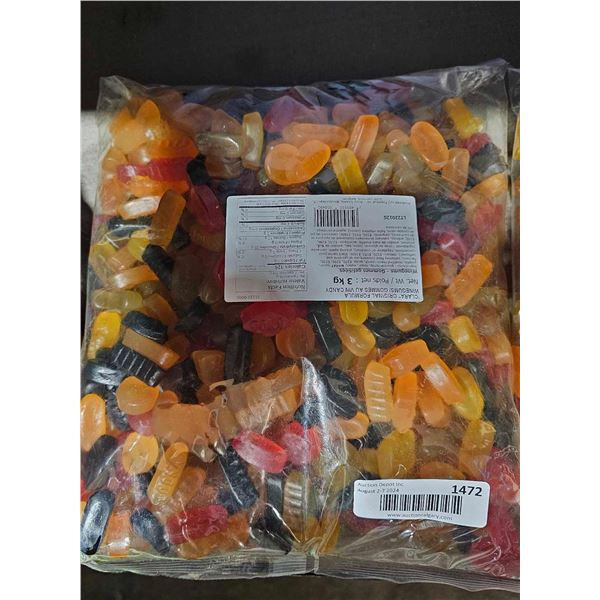 Clara Original Formula Wine Gums 3kg Bags